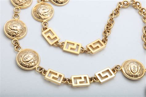 versace gold chain print|vintage Versace gold chain belt.